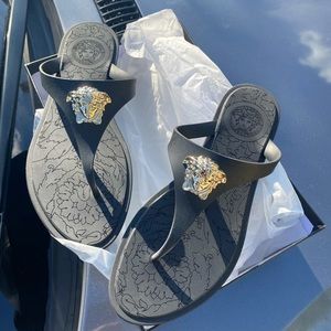 Versace thong slides